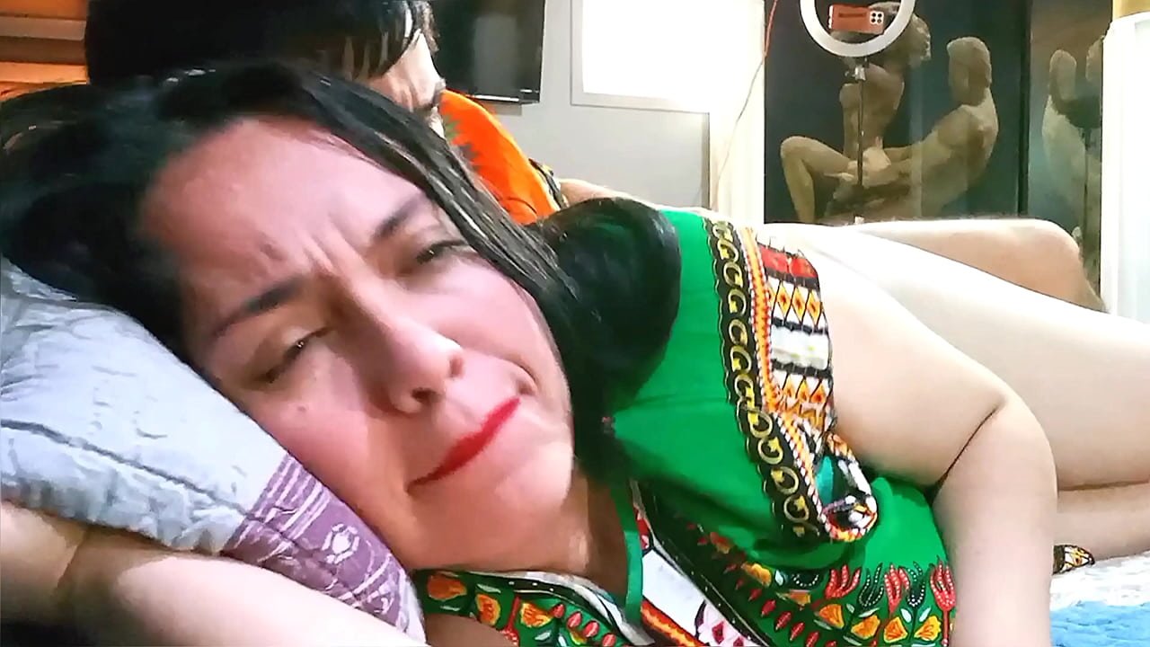 Indian stepmother gets fucked hard by her stepson.